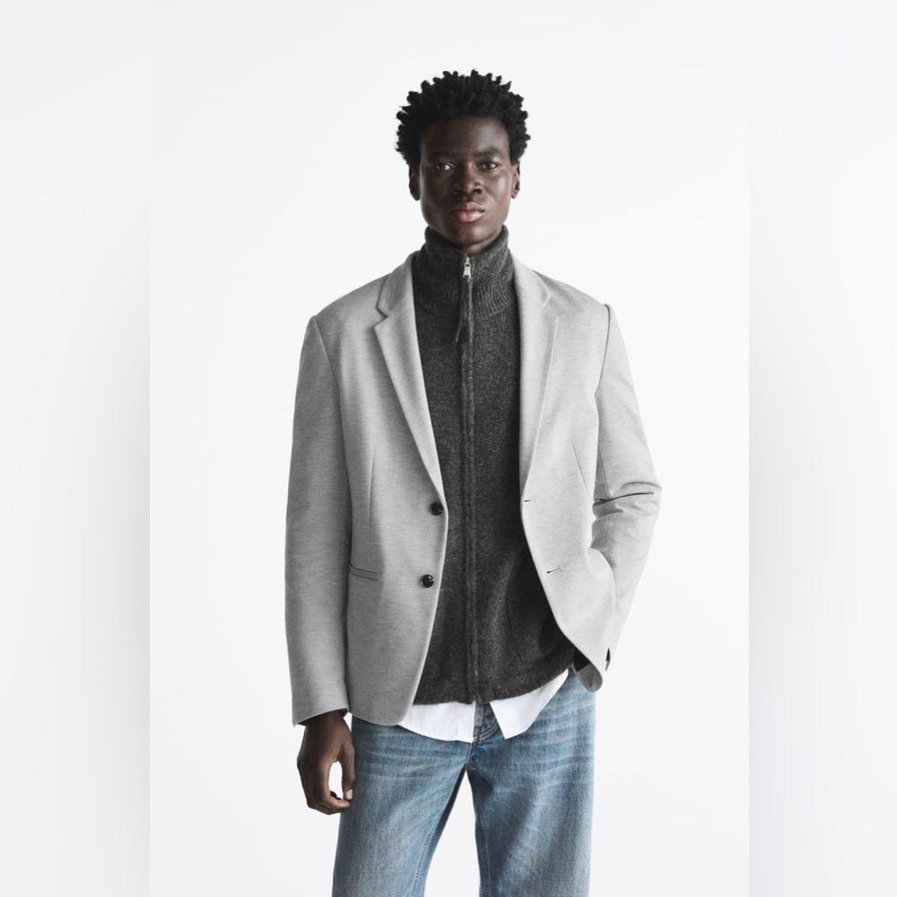 ZARA Men’s 🔥Suit🔥 Linen Jacket- SZ 40